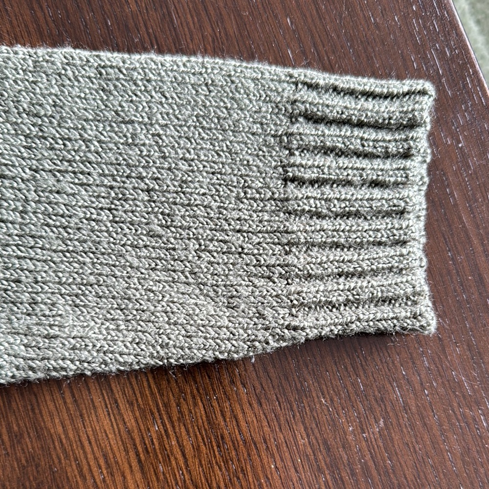 Cozy Green Knit Sweater - Picture 2 of 4
